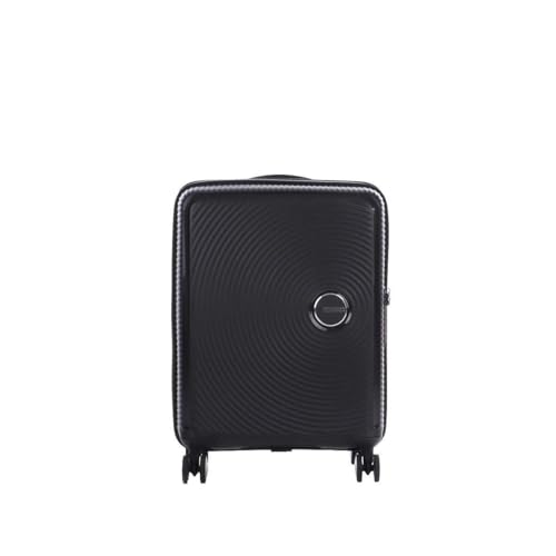 American Tourister Soundbox - Trolley S Espandibile Bagaglio a Mano, 55 cm, 35.5/41 L, Nero (Bass Black)