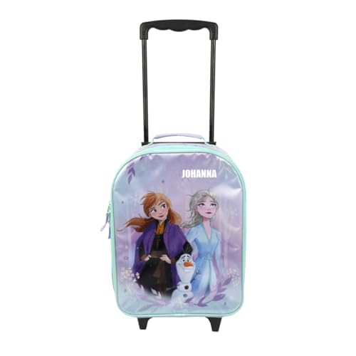 Undercover Valigia per bambini, bagaglio da viaggio, personalizzato con nome, trolley ragazza ragazzo, bagaglio a mano valigia da viaggio, Frozen, s, Bagaglio per bambini
