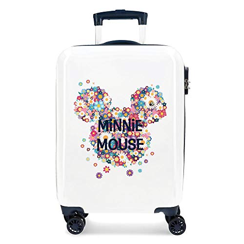Disney Minnie Sunny Day Trolley cabina Azzurro 37x55x20 cms Rigida ABS Chiusura a combinazione numerica 34L 2,6Kgs 4 doppie ruote Bagaglio a mano