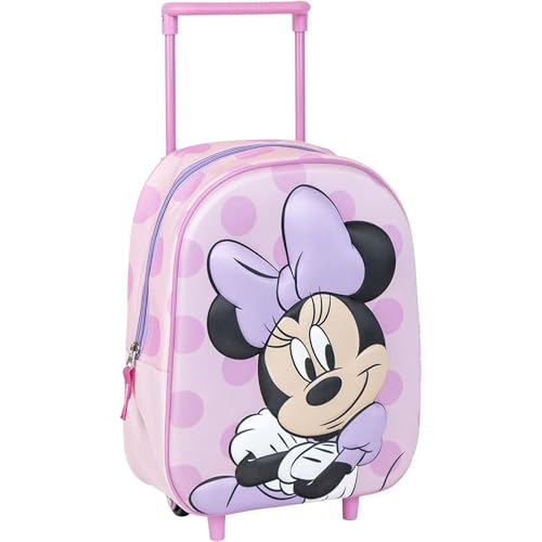 CERDÁ LIFE'S LITTLE MOMENTS Zaino Trolley 3D Minnie per Bambini, Unisex Kids, Rosa, Regular