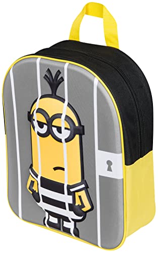 Minions - Zaino 3D 31 x 27 x 10 cm, colore: Giallo, Giallo, S